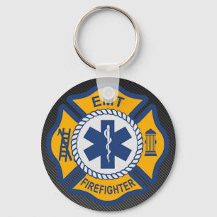 EMT-brandweerman Sleutelhanger