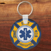 EMT-brandweerman Sleutelhanger (Voorkant)