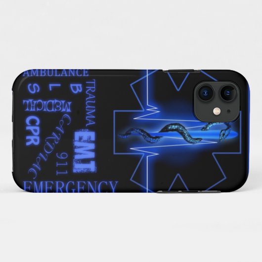 EMT Case-Mate iPhone CASE (Achterkant (horizontaal))