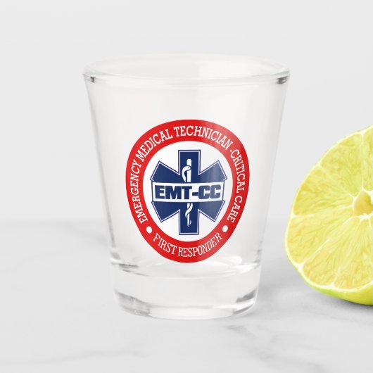 EMT-CC First Responder Shot Glas (Voorkant)
