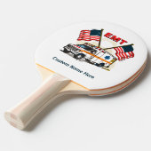 EMT Custom Gift, Perfect for first responders Tafeltennisbatje (Voorkant Gekanteld)