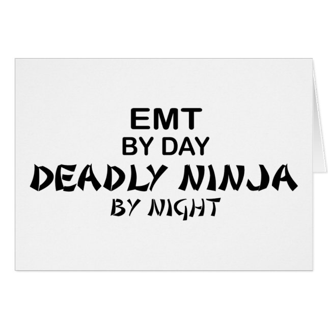 EMT Deadly Ninja bij nacht (Voorkant Horizontaal)