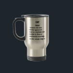 EMT-definitie Gezondheidszorg Emergency EMT's Medi Reisbeker<br><div class="desc">Show uw waardering voor de alledaagse helden in de medische hulpdiensten met ons collectie van geschenken voor EMT's. Ontworpen voor zowel mannen als vrouwen in dit vitale veld, zijn deze items ideaal voor feestdagen, verjaardagen of als een doordacht gebaar om hun toewijding te eren. Onze samengestelde selectie omvat praktische accessoires,...</div>