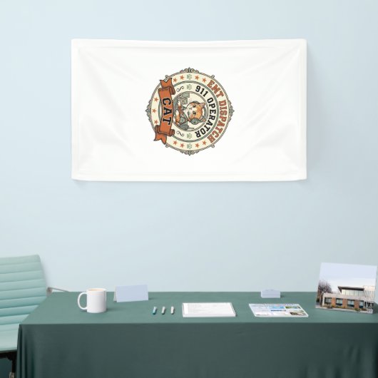 EMT-dispatch 911-operator Cat EMT-dispatch 911-Ope Spandoek (Beurs)