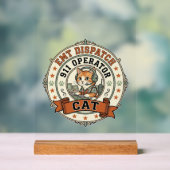 EMT-dispatch 911-operator Cat EMT-dispatch 911-tel Acryl Bord (Neutraal)