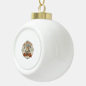 EMT-dispatch 911-operator Kat EMT-dispatch 911-bed Keramische Bal Ornament (Rechts)