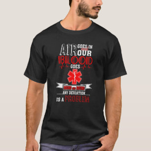 EMT Eerste Responder Paramedisch EMS Verpleegkundi T-shirt