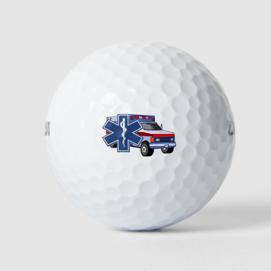 EMT EMS Ambulance Golfballen (Voorkant)