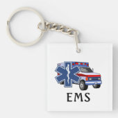 EMT EMS Ambulance Sleutelhanger (voorkant)