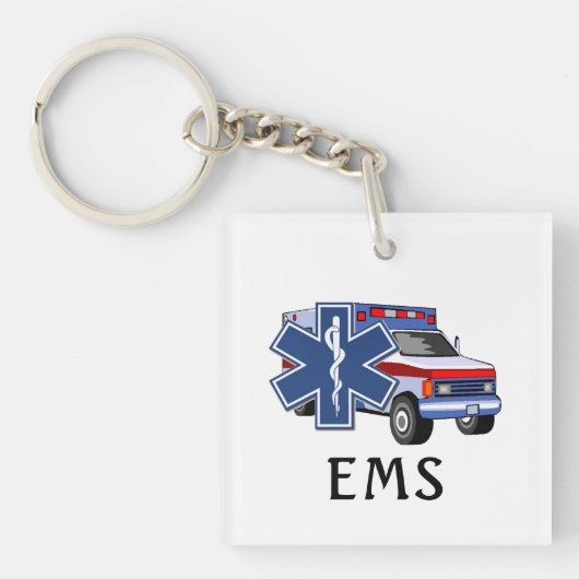 EMT EMS Ambulance Sleutelhanger (voorkant)