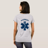 EMT EMS Paramedic Blue T-shirt (Achterkant volledig)