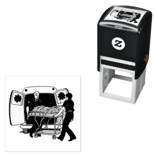 EMT EMS Paramedic Zelfinktende Stempel (In situ)