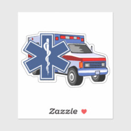 EMT EMS Paramedische Eerste Responders Sticker