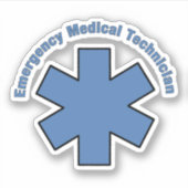 EMT EMS Paramedische Eerste Responders Sticker (Voorkant)