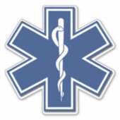 EMT EMS Paramedische Eerste Responders Sticker (Voorkant)