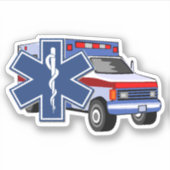EMT EMS Paramedische Eerste Responders Sticker (Voorkant)