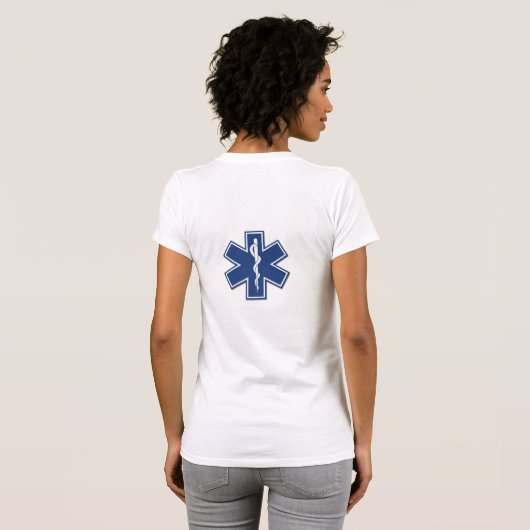 EMT en EMS Ster-Shirten T-shirt (Achterkant volledig)