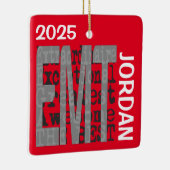 EMT Extraordinaire Aangepast Keramisch Ornament (Rechts)