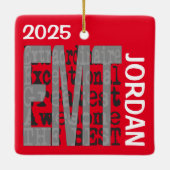 EMT Extraordinaire CUSTOM Keramisch Ornament (Achterkant)