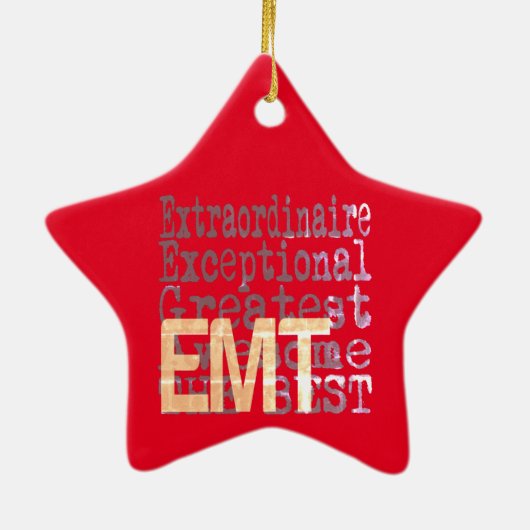 EMT Extraordinaire Keramisch Ornament (Achterkant)