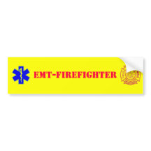EMT-FIREFIGHTER - bumpersticker