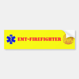 EMT-FIREFIGHTER - bumpersticker