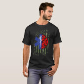 Emt Firefighter Camouflage Ems Parame T-shirt (Voorkant volledig)