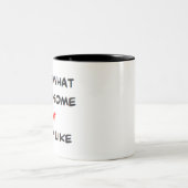 emt , geweldige tweekleurige koffiemok (Center)