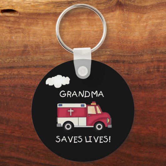 EMT Grandma slaat levens op Sleutelhanger (Voorkant)