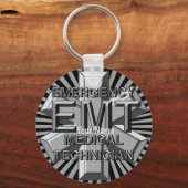 EMT Gray Logo sleutelhanger (Voorkant)
