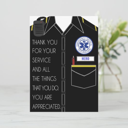 EMT - Hartelijk dank - Kaart (Staand voorkant)