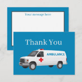 EMT Hartelijk dank Notitiekaartje (Voorkant / Achterkant)