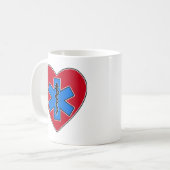 EMT Heart Koffiemok (Voorkant links)