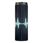 EMT Heartbeat Glowing Medical Design Thermosbeker (Achterkant)