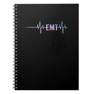 EMT Heartbeat Nurse Nursing Healthcare Worker Notitieboek