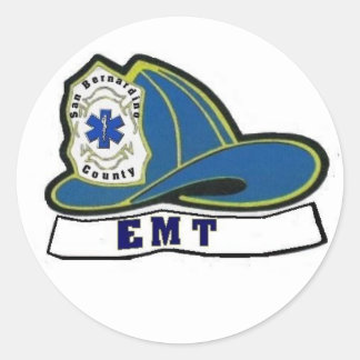 EMT Helm Ronde Sticker