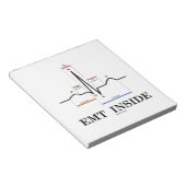 EMT Inside (Sinus Rhythm-elektrocardiogram) Notitieblok (Schuin)