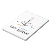 EMT Inside (Sinus Rhythm-elektrocardiogram) Notitieblok (Linkerzijde)