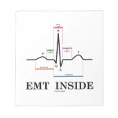 EMT Inside (Sinus Rhythm-elektrocardiogram) Notitieblok (Voorkant)