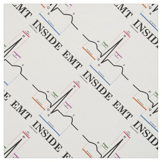 EMT Inside Sinus Rhythm elektrocardiogram Stof (Swatch)