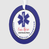 EMT kerstcadeautjes Ornament (voorkant)