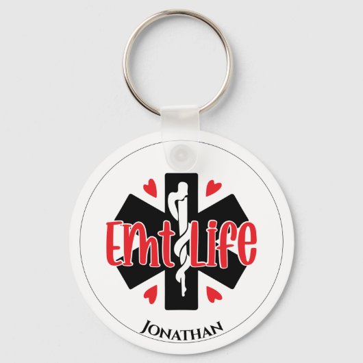 EMT Life Specialized Medical Symbol Sleutelhanger (Voorkant)