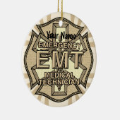 EMT Maltese kruis Keramisch Ornament (Rechts)