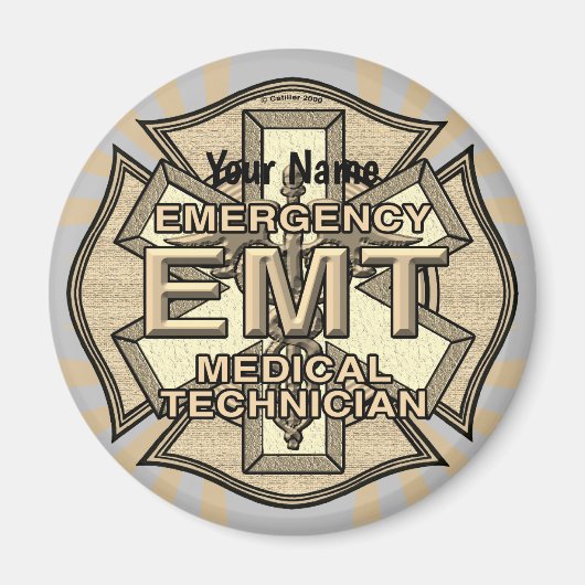 EMT Maltese kruismagneet Magneet (Voorkant)