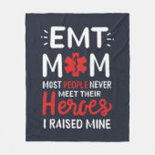 EMT mam ik heb mijn Hero Paramedic opgehaald Fleece Deken (Voorkant)