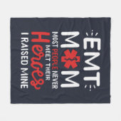 EMT mam ik heb mijn Hero Paramedic opgehaald Fleece Deken (Voorkant (Horizontaal))