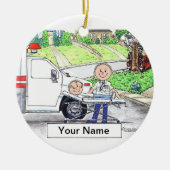 EMT - Mannelijk Keramisch Ornament (Voorkant)