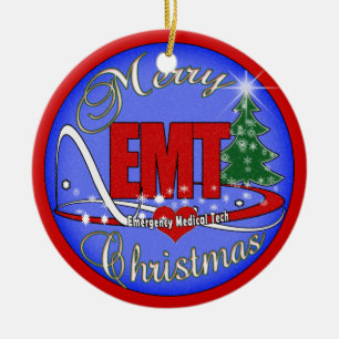 EMT MERRY CHRISTMAS ORNAMENT NOODSITUATIE MEDISCHE