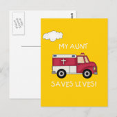 EMT My tante bewaart levens T-shirts en cadeautjes Briefkaart (Voorkant / Achterkant)