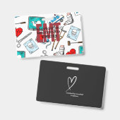 EMT Naam Badge (Voor- en achterkant)